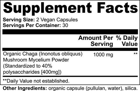 Chaga Mushroom Supplement - Supra Vita