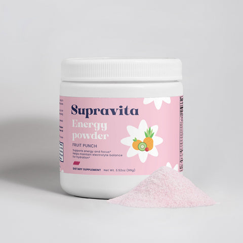 Energy Drink Powder (Fruit Punch) - Supra Vita