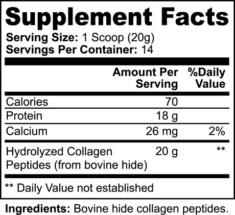 Hydrolyzed Collagen Peptides - Supra Vita