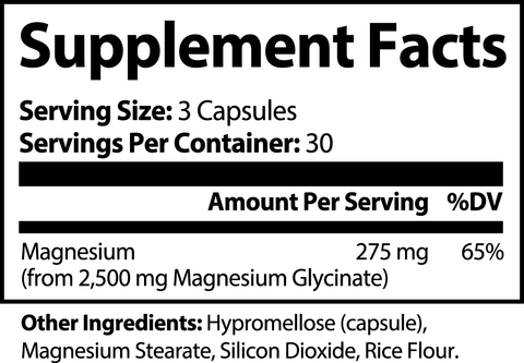 Magnesium Glycinate Pills - Supra Vita