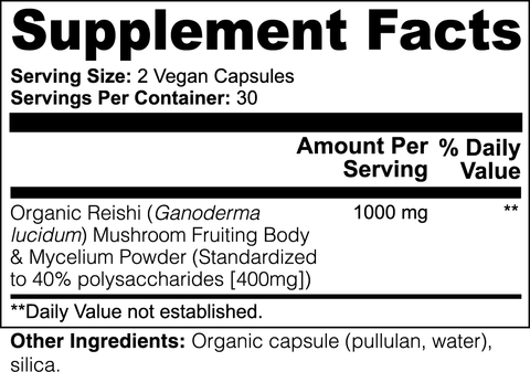 Reishi Mushroom Supplement - Supra Vita